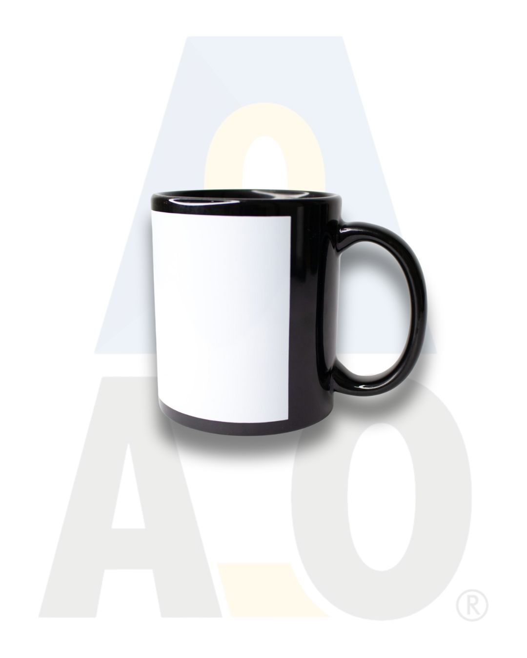 MUGS NEGRO RECUADRO BLANCO